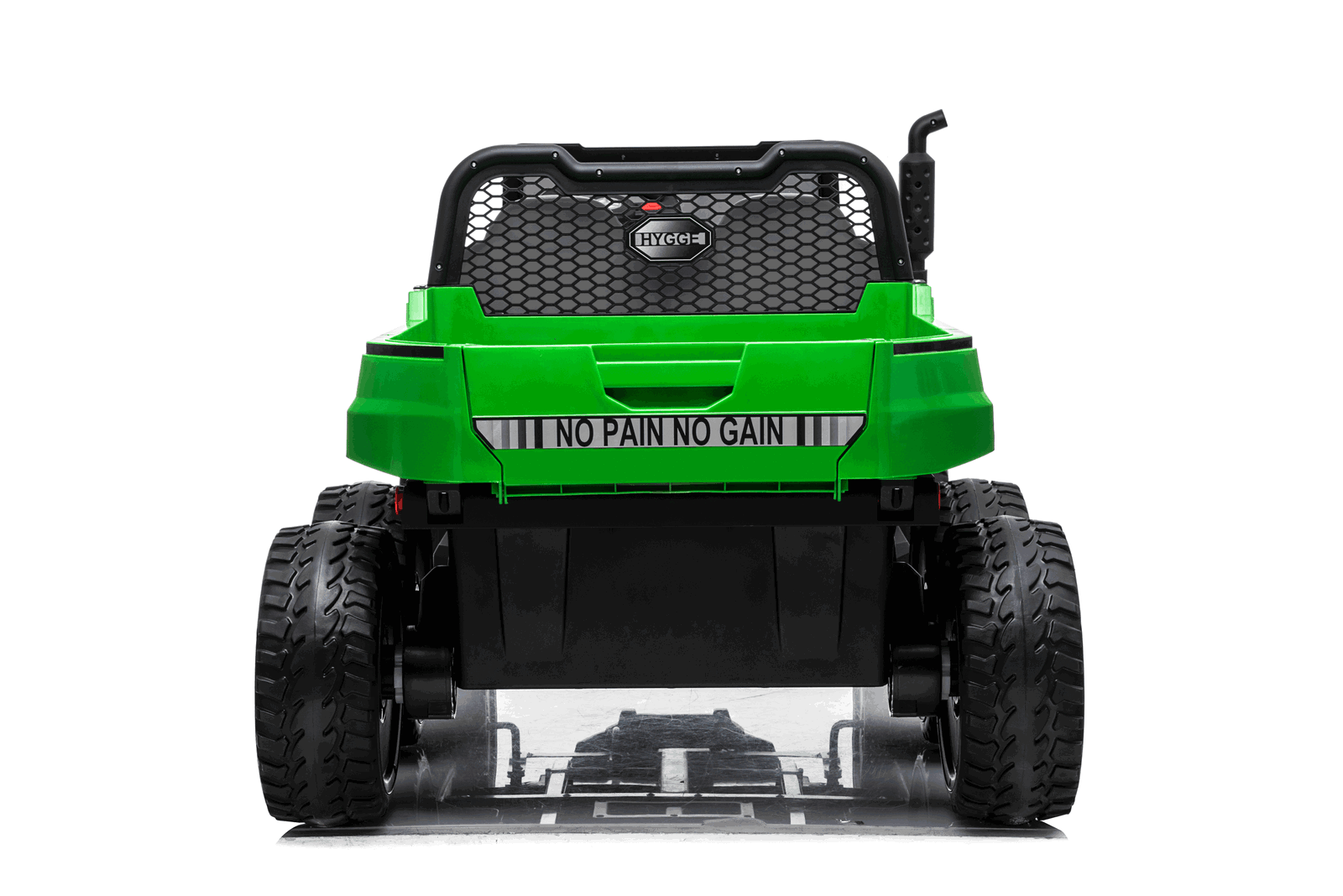 24V 6 Wheeler Freddo Tractor Trailer 2 Seater Ride-on with Dump Cart and Parental Remote