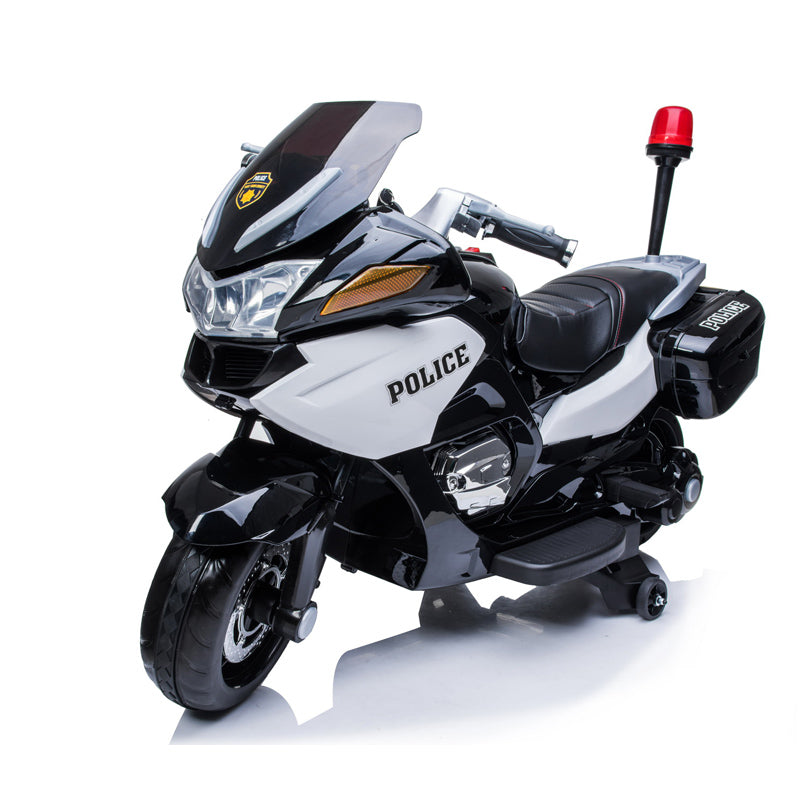 Kids electric hotsell police motorbike