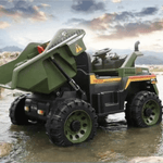 12V Dump Truck 2 Seater Kids Ride On Car with Remote Control and Electronic Dumper