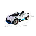 12V Bugatti Divo 1 Seater Ride on Car Kids Cars CA - Ride On Toys Store