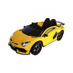 Licensed Lamborghini Aventador 12V Battery Operated Kids Ride on Car With Parental Remote. 1 Seater - Freddo Kids Cars CA - Ride On Toys Store