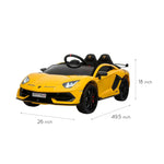 Licensed Lamborghini Aventador 12V Battery Operated Kids Ride on Car With Parental Remote. 1 Seater - Freddo Kids Cars CA - Ride On Toys Store