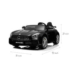 Licensed Mercedes Benz GTR AMG 12V Battery Operated 2 Seater Ride On Car With Parental Remote - Freddo Kids Cars CA - Ride On Toys Store