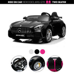 Licensed Mercedes Benz GTR AMG 12V Battery Operated 2 Seater Ride On Car With Parental Remote - Freddo Kids Cars CA - Ride On Toys Store