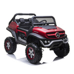 12V 4x4 Mercedes Benz Unimog 2 Seater Ride on Car Kids Cars CA - Ride On Toys Store