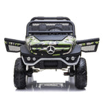 12V 4x4 Mercedes Benz Unimog 2 Seater Ride on Car Kids Cars CA - Ride On Toys Store