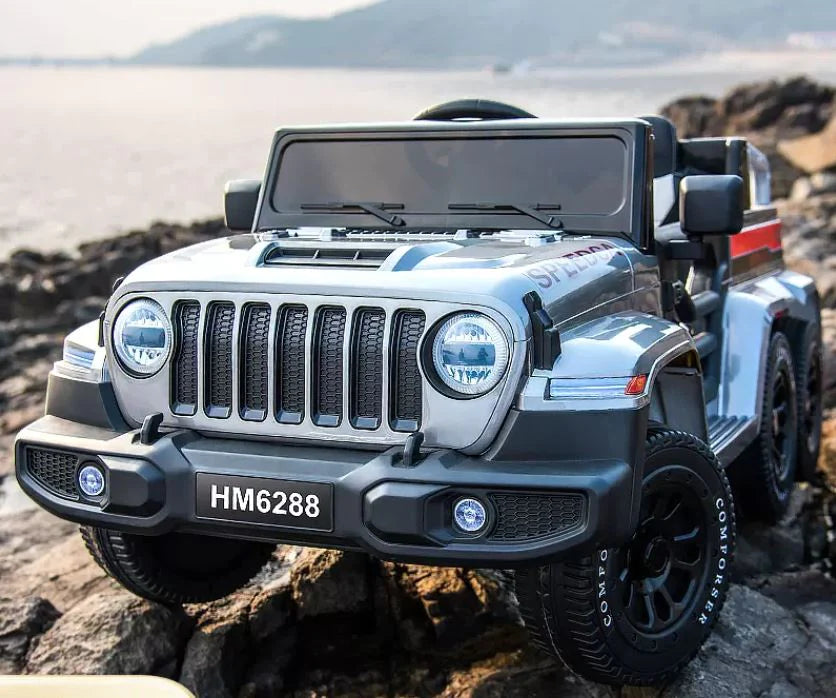Jeep wrangler 24v ride on kid car deals