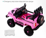 12V Jeep Wrangler Style Kids Ride On Car with Remote Control for Age 1-6 Kids Cars CA - Ride On Toys Store