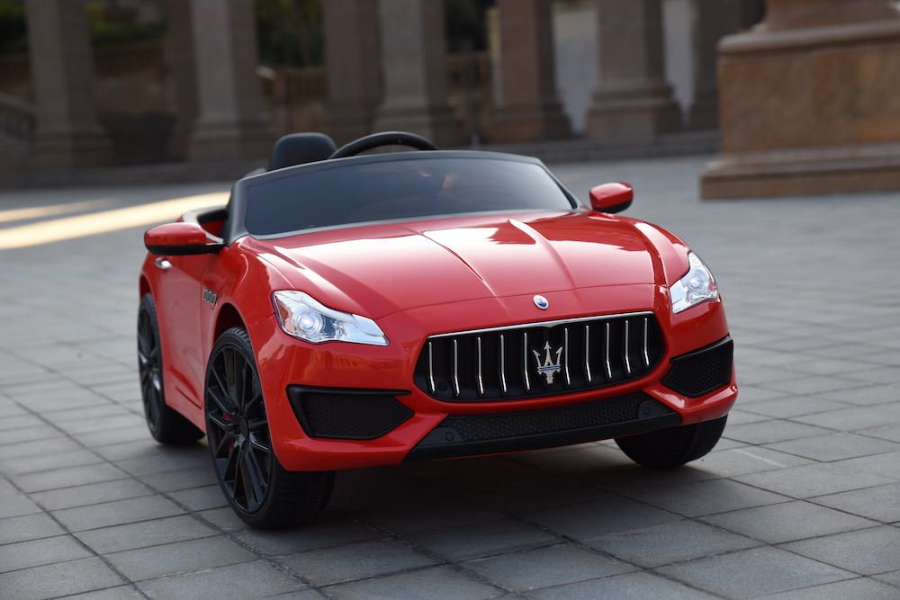 2023 Maserati GranCabrio 12V Kids Ride On Car with Remote Control AND Leather Seat Kids Cars CA - Ride On Toys Store