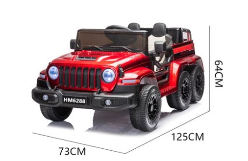 2023 Jeep Wrangler Car | 1 Seater > 24V (6x6) | Electric Riding Vehicle for Kids