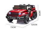 2024 Jeep Wrangler Car | 1 Seater > 24V (6x6) | Electric Riding Vehicle for Kids