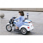 12V Police Motorcycle Trike Ages 3-8 Kids Cars CA - Ride On Toys Store