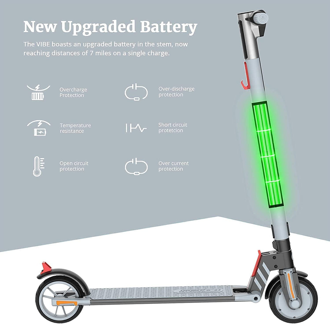Gotrax Vibe Electric Scooter, 36V Cruise Control and Foldable Electric
