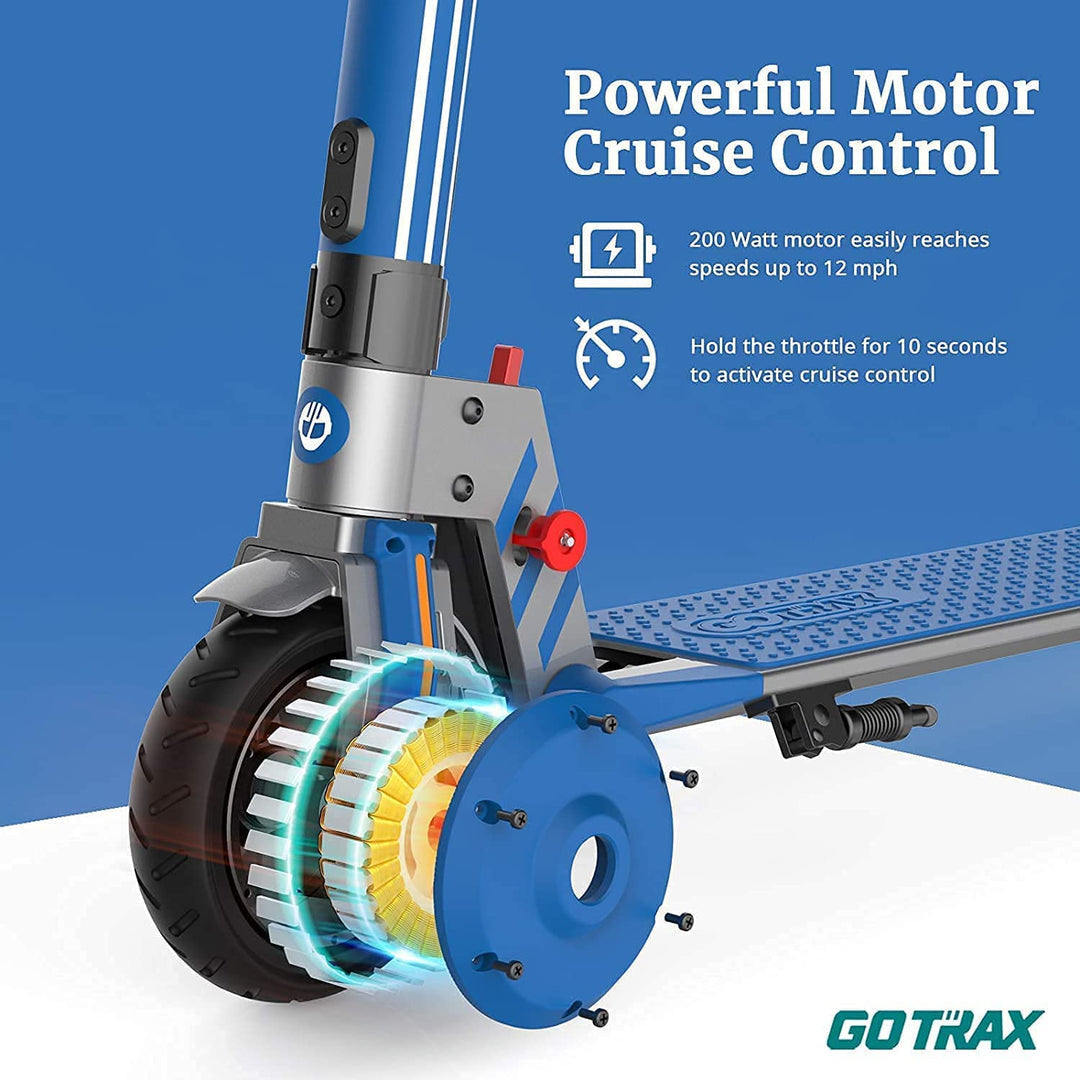 Gotrax Vibe Electric Scooter, 36V Cruise Control and Foldable Electric