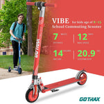 Gotrax Vibe Electric Scooter, 36V Cruise Control and Foldable Electric Scooters