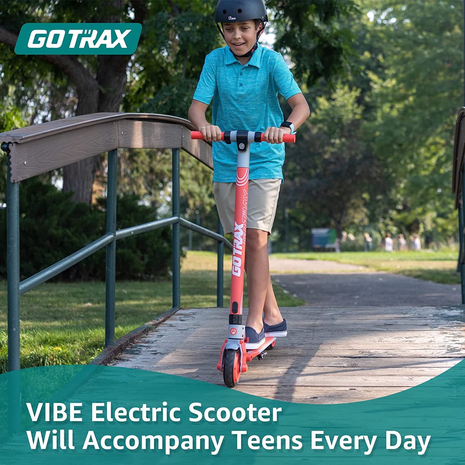 Gotrax Vibe Electric Scooter, 36V Cruise Control and Foldable Electric