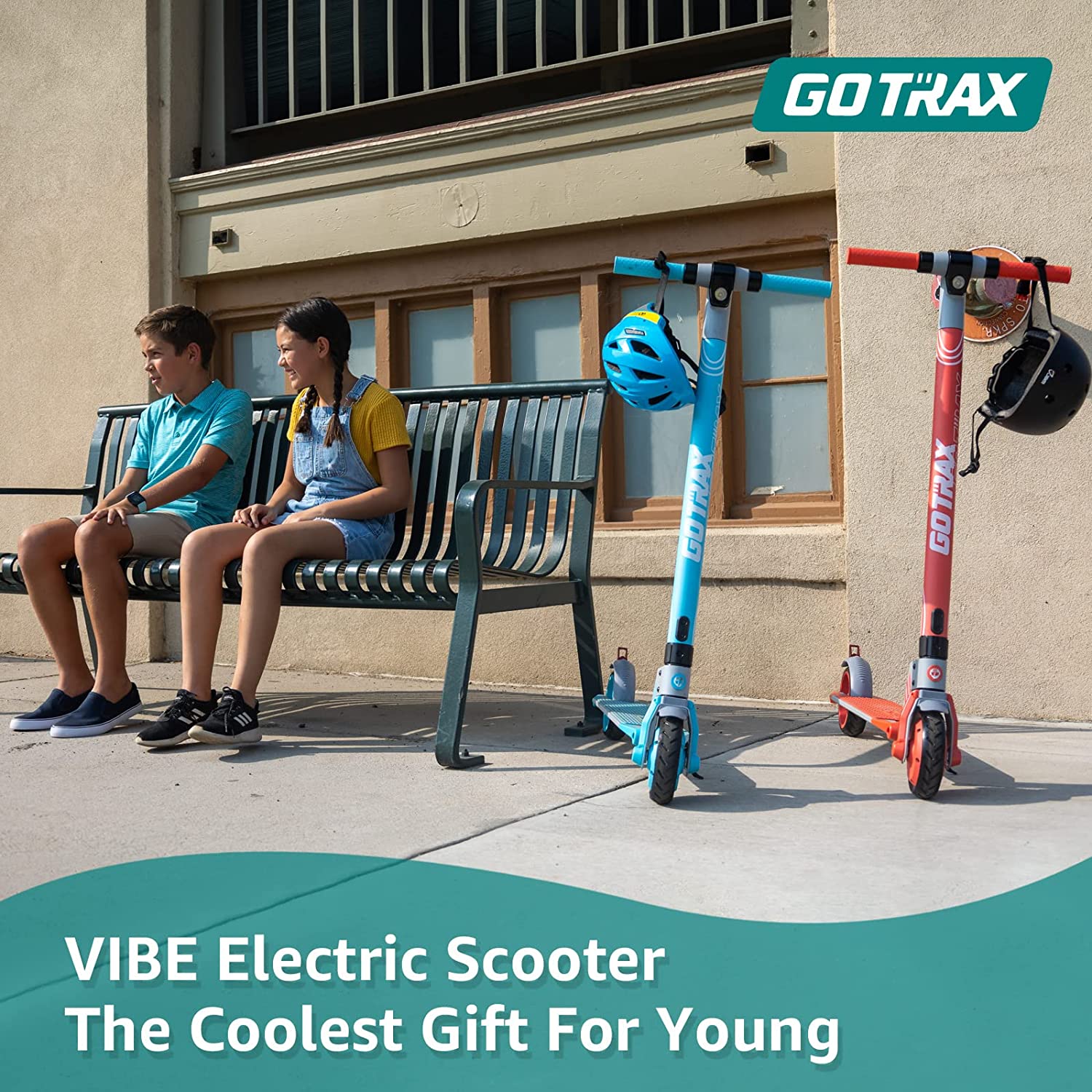 Gotrax Vibe Electric Scooter, 36V Cruise Control and Foldable Electric