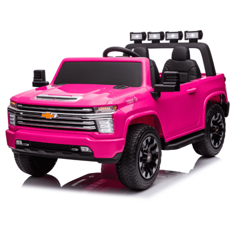 24V 4x4 Chevrolet Silverado 2 Seater Ride on Truck for Kids