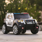 2024 Ford Explorer Police Car | 1 Seater > 12V (2x2) | Electric Riding Vehicle for Kids