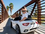 2023 Maserati GranCabrio 12V Kids Ride On Car with Remote Control AND Leather Seat Kids Cars CA - Ride On Toys Store