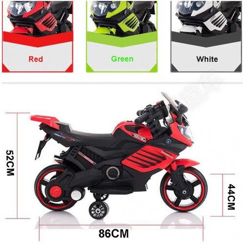 Kids Ride On Electric Motorbike (with removable training wheels) Ages 1-4 Kids Cars CA - Ride On Toys Store