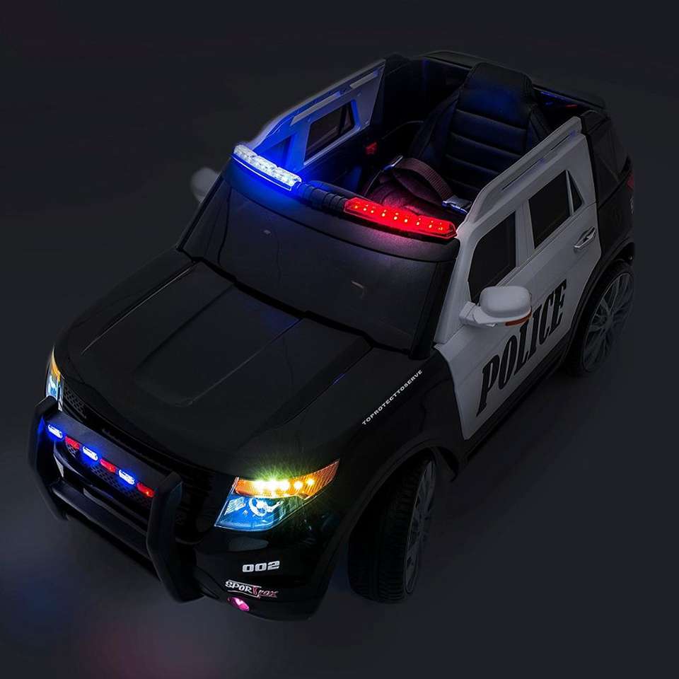 2023 Ford Explorer Police Car | 1 Seater > 12V (2x2) | Electric Riding Vehicle for Kids