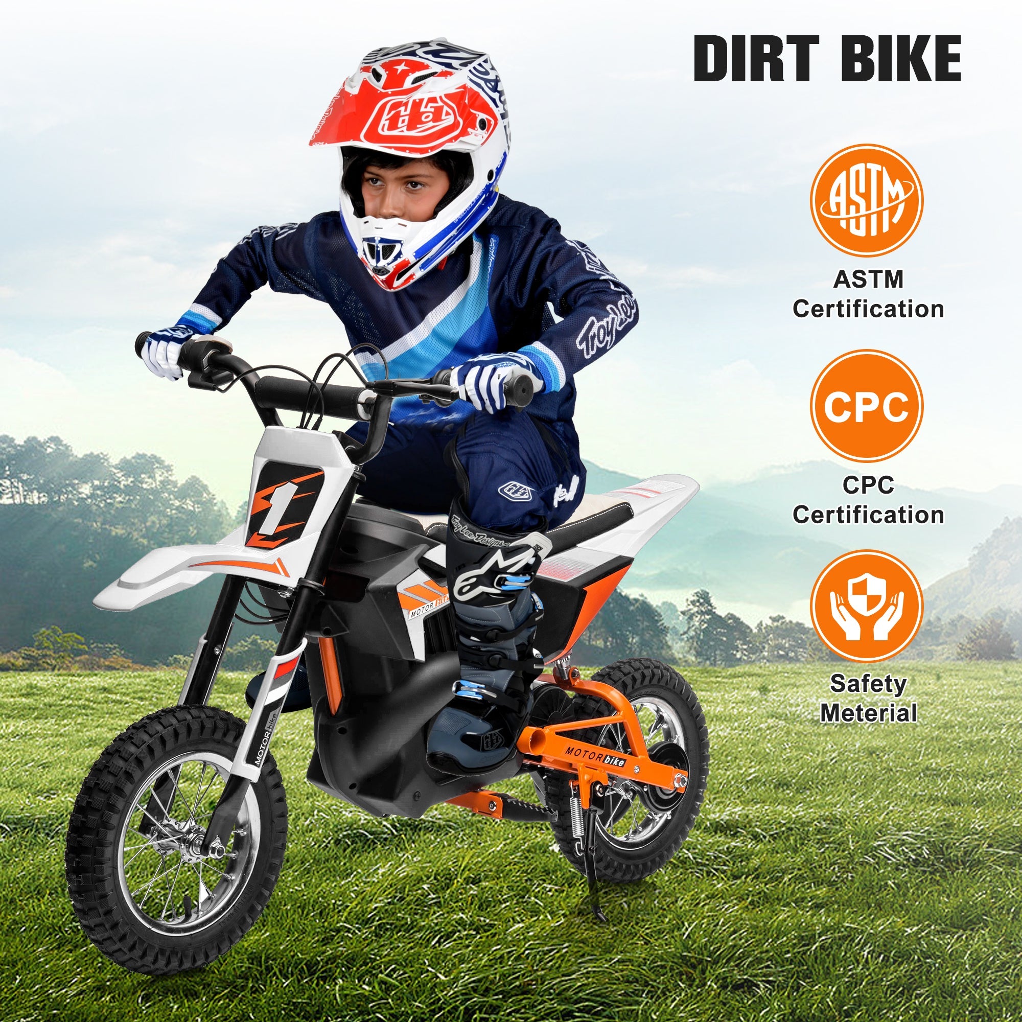 2024 KTM SX Dirt Bike 1 Seater 24V 1x1 Electric Riding Vehicle for Kids