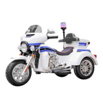 12V Police Motorcycle Trike Ages 3-8 Kids Cars CA - Ride On Toys Store