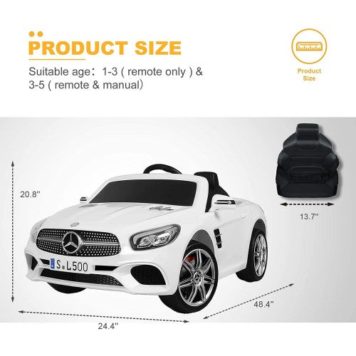 2023 Mercedes Benz SL500 V2 Car | 1 Seater > 12V (2x2) | Electric Riding Vehicle for Kids