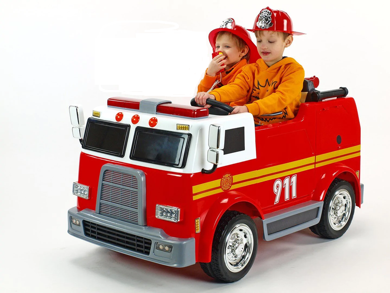 2024 Freddo 1st Edition Fire Truck 2 Seater 12V 2x2 Electric R Kids Cars CA Kids Ride On Toys Store