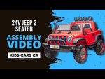 2023  24V Freddo Toys Jeep with Top Lights 2 Seater Ride On